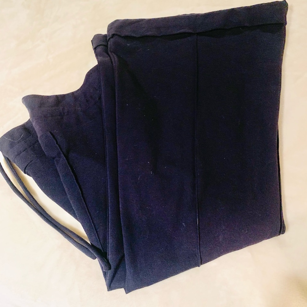 Samantha Treacy Wide Leg Navy Trousers
